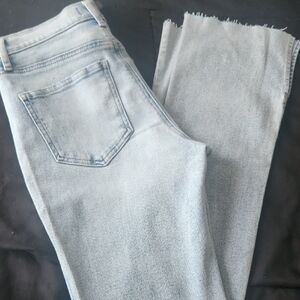 Express Faded Blue Boot Cut Jeans